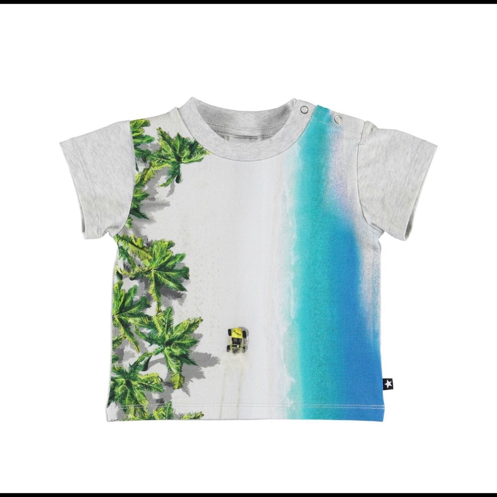 Molo baby Emilio short sleeve tee shirt Sz 6 month
